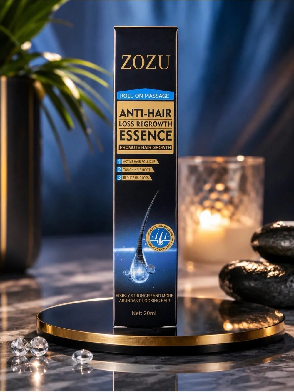ZOZU Anti-Hair Loss Regrowth Essence Roll-On